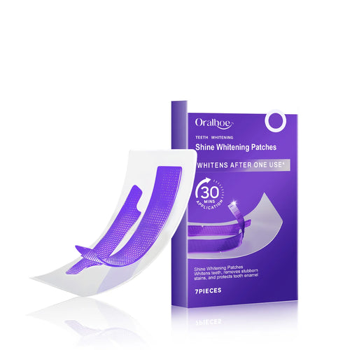 VividSmile Purple Teeth Whitening Strips - Professional At-Home Whitening